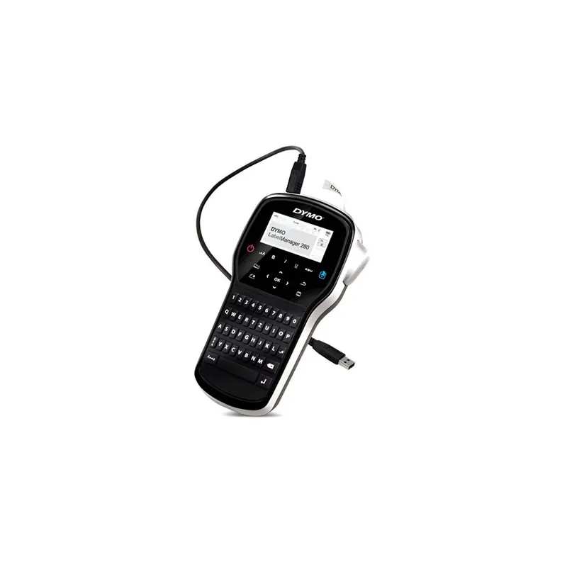 Beschriftungsgerät Dymo Labelmanager 280 S0968970 - 6, 9, 12 mm D1-Bänder DE/AT/CH 2 Zeilen