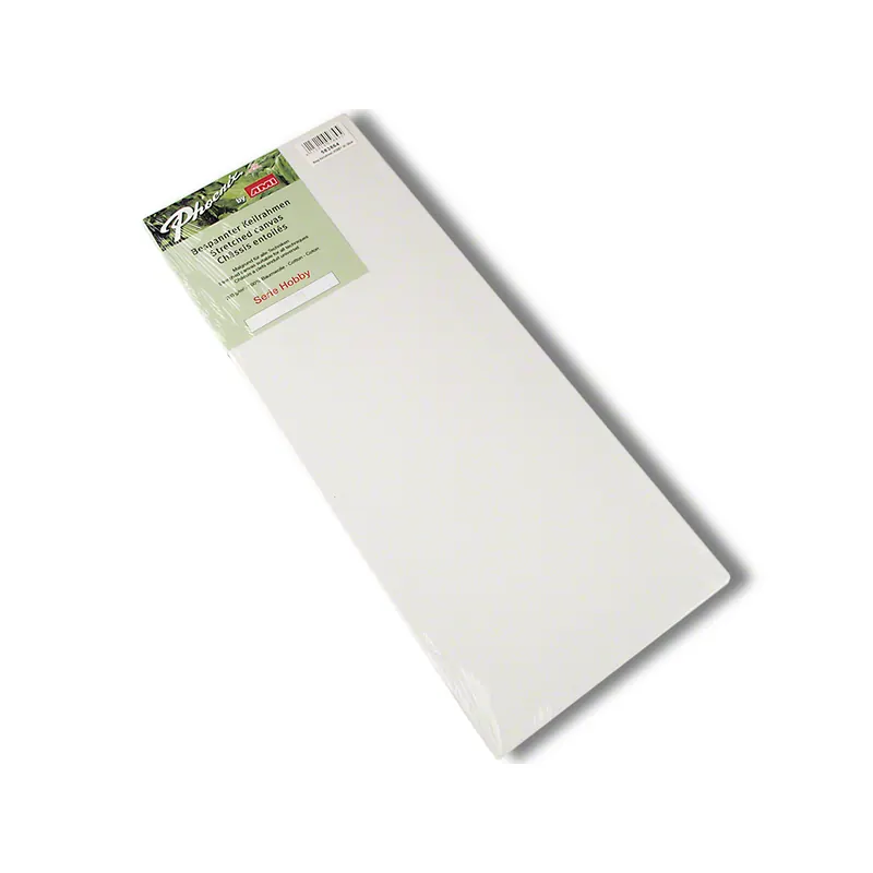 Bespannter Keilrahmen, 280 g/m², 100 % Baumwolle, 20 x 50 cm