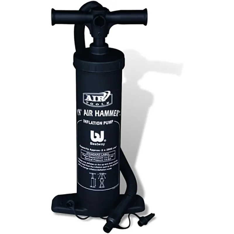 BESTWAY 62030 AIR HAMMER 2x 2000ccm Doppelhub- Standpumpe Aufblas+Absaugventil 125931