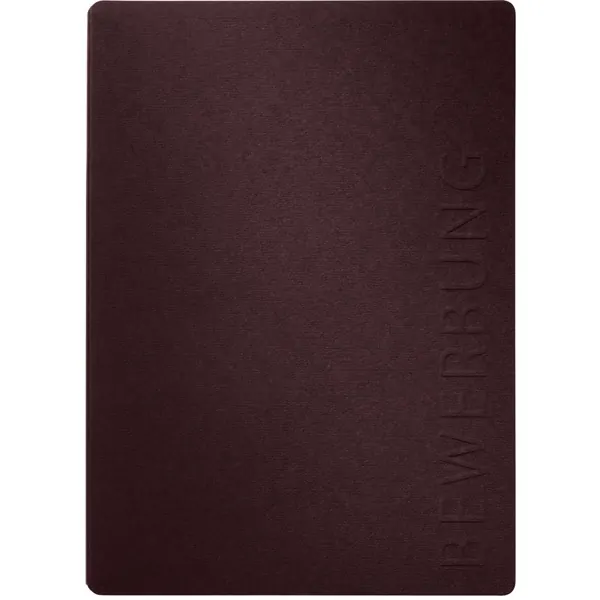 Bewerbungsmappe Pagna Premium Stream 44122 - A4 aubergine 2-Seitig