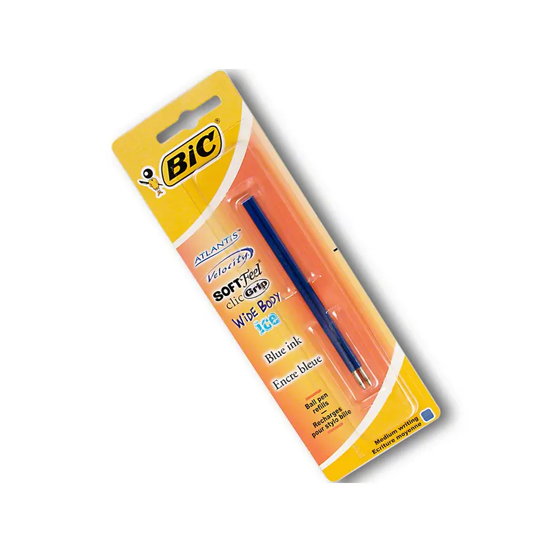 BIC Kugelschreiber Ersatzminen blau, medium, P/2 Stück