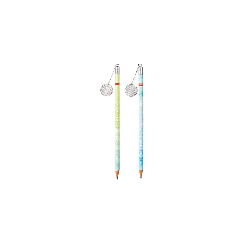 Bleistift Brunnen Colours of Ocean 27366 - lime Normalmine HB ohne Radierer Rundform mit Anhänger