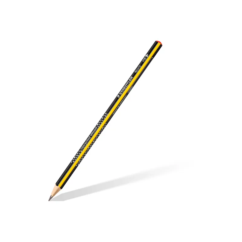 Bleistift Staedtler Noris 183 - gelb/schwarz Normalmine HB ohne Radierer Dreieckform