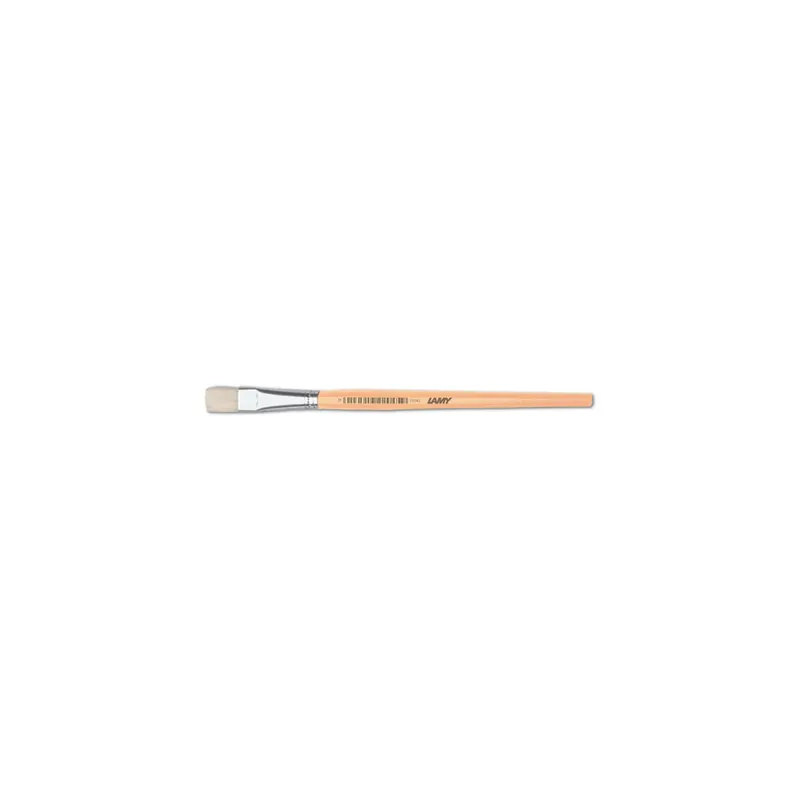 Borstenpinsel Lamy aquaplus 1222045 - Strichstärke 12 nahtlose Aluzwinge Stiel aus Holz