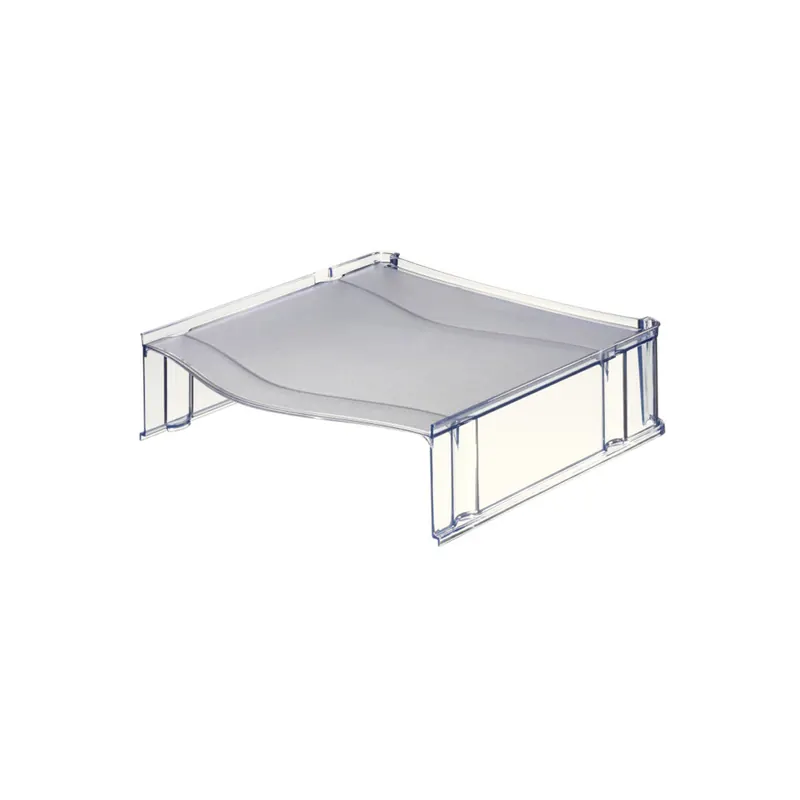 Briefkorb Distanzelement Leitz Plus 5234 - 265 x 70 x 254 mm grau/transparent Polystyrol Pckg/6