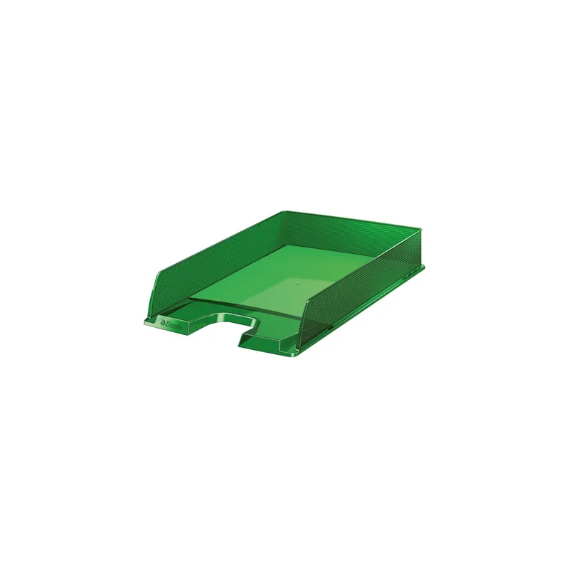 Briefkorb Esselte Europost 623597 - A4-C4 254 x 61 x 350 mm grün/transparent Polystyrol