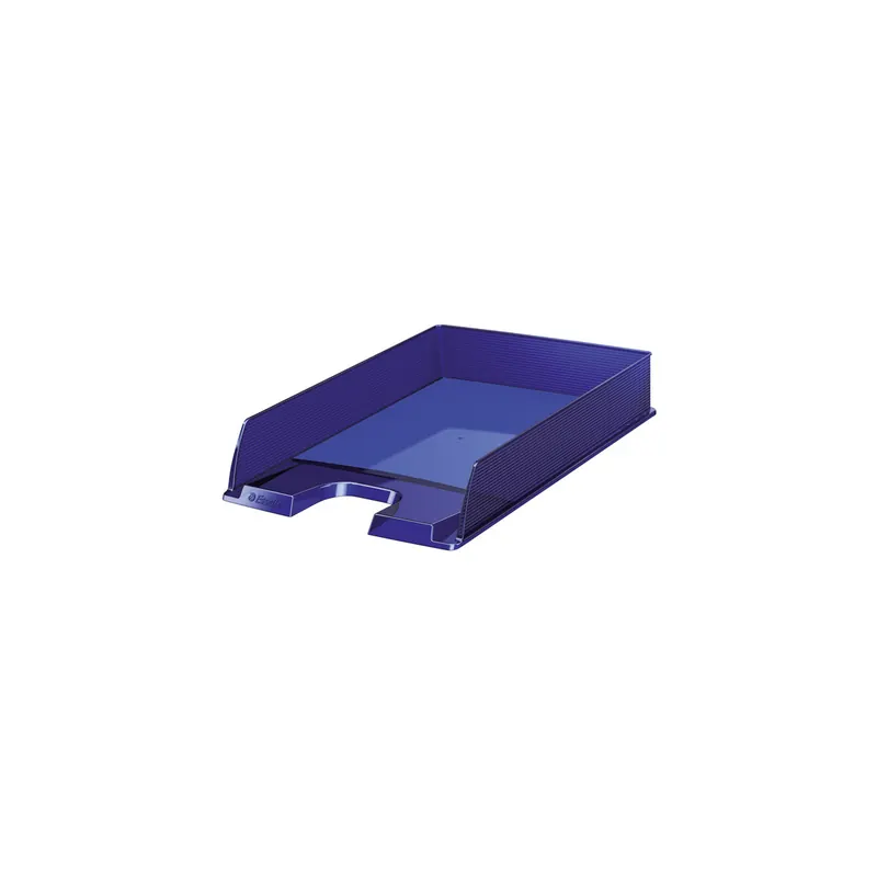 Briefkorb Esselte Europost 623600 - A4-C4 254 x 61 x 350 mm dunkelblau/transparent Polystyrol