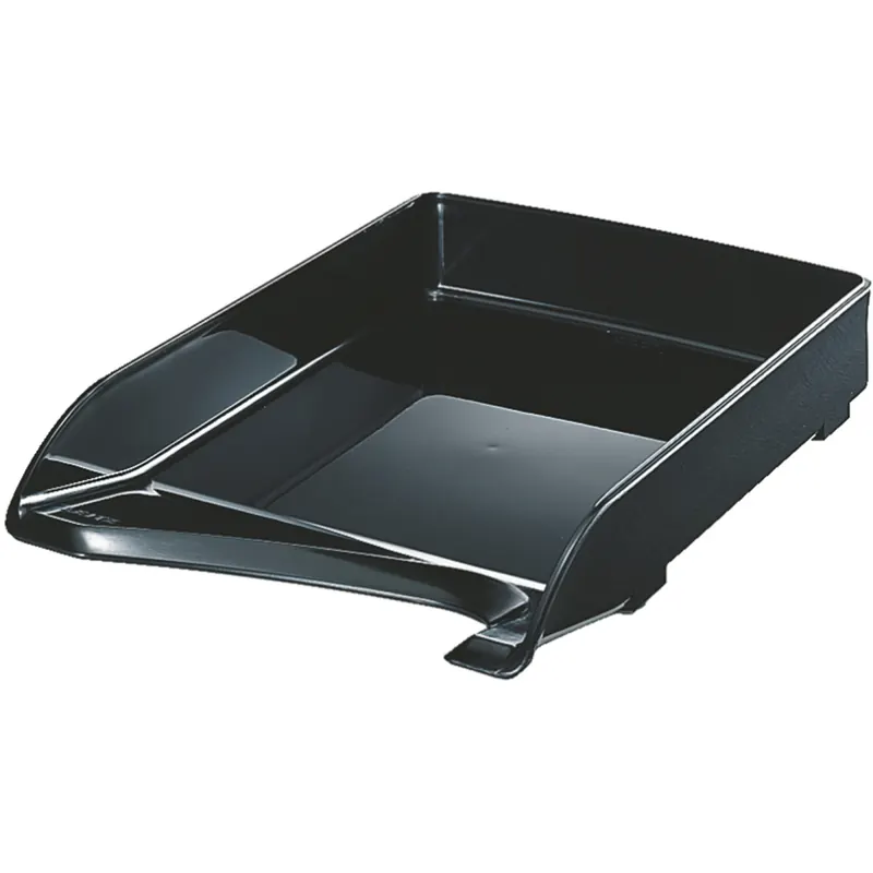Briefkorb Leitz Elegant 5220 - A4-C4 250 x 63 x 350 mm schwarz Kunststoff