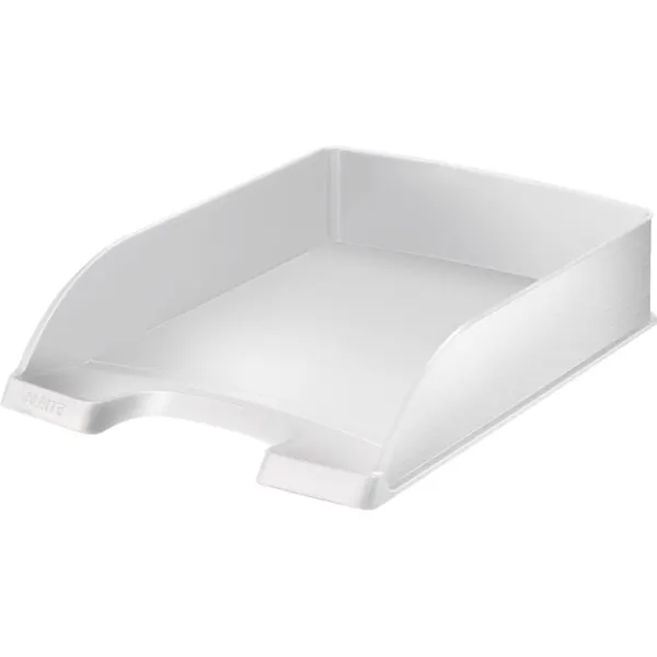 Briefkorb Leitz Plus Style 5254 - A4-C4 255 x 70 x 357 mm arktik weiß Polystyrol