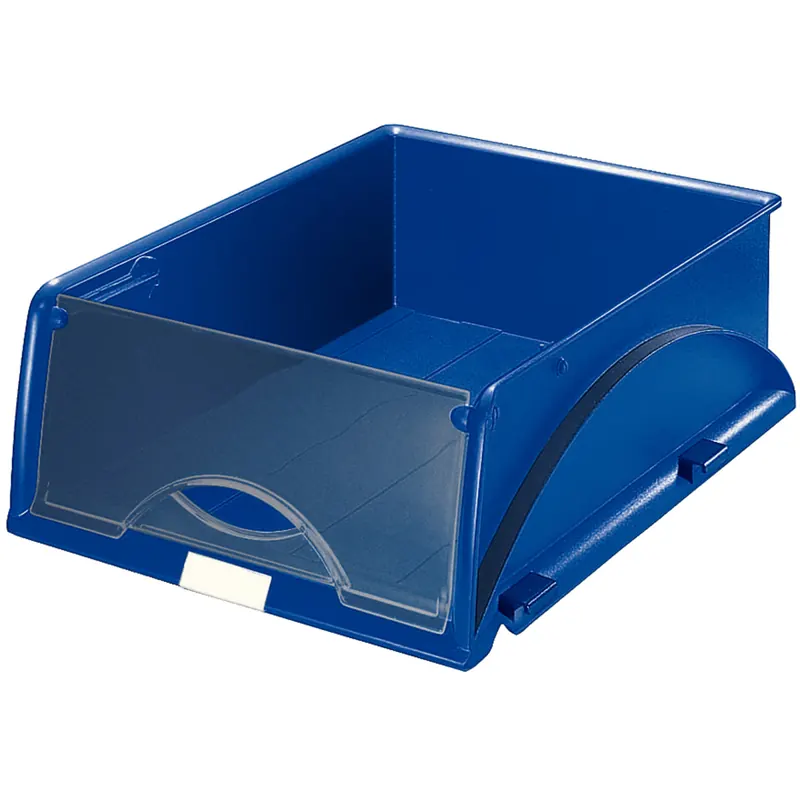 Briefkorb Leitz Sorty 5231 - A4-C4 Überbreite 285 x 125 x 385 mm blau Polystyrol