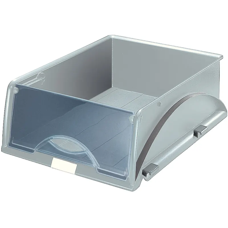 Briefkorb Leitz Sorty 5231 - A4-C4 Überbreite 285 x 125 x 385 mm grau Polystyrol