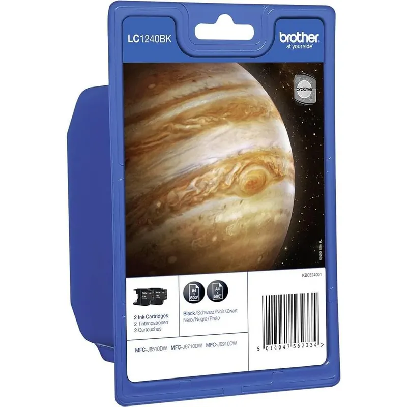 Brother LC-1240BK Twinpack Tintenpatrone schwarz