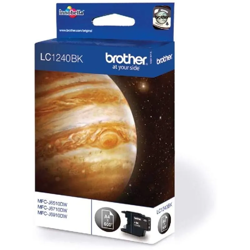BROTHER LC1240BK Tinte schwarz 600 Seiten fuer MFC-J6510DW J6710DW J6910DW J430W J625DW J825DW DCP-J525W J725DW J925DW J5190DW