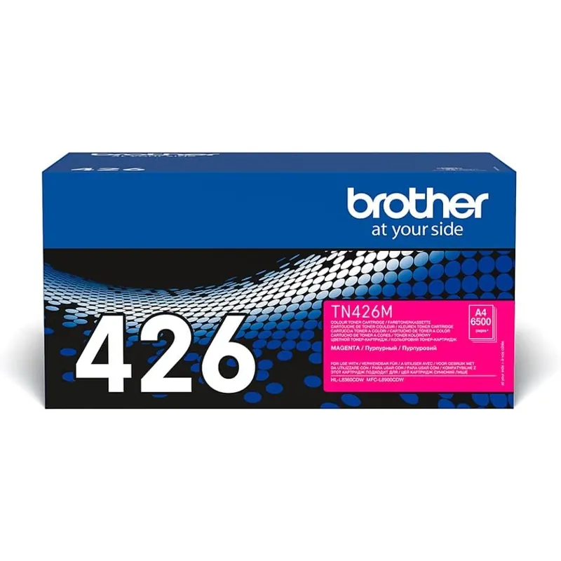 Brother Original Super-Jumbo-Tonerkassette TN-426M magenta (für Brother HL-L8360CDW, MFC-L8900CDW) 6500 Seiten