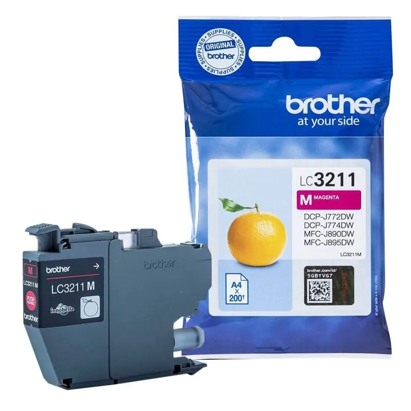 Brother Original Tintenpatrone LC-3211M (magenta) (für Brother DCP-J772DW, DCP-J774DW, MFC-J890DW, MFC-J895DW)
