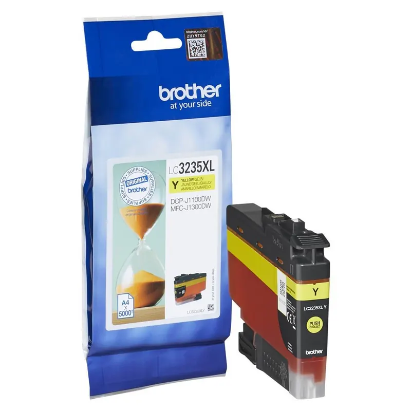 Brother Original Tintenpatrone LC-3235XLY Gelb (für Brother DCP-J1100DW und MFC-J1300DW) ca. 5000 Seiten nach ISO Standard 24711