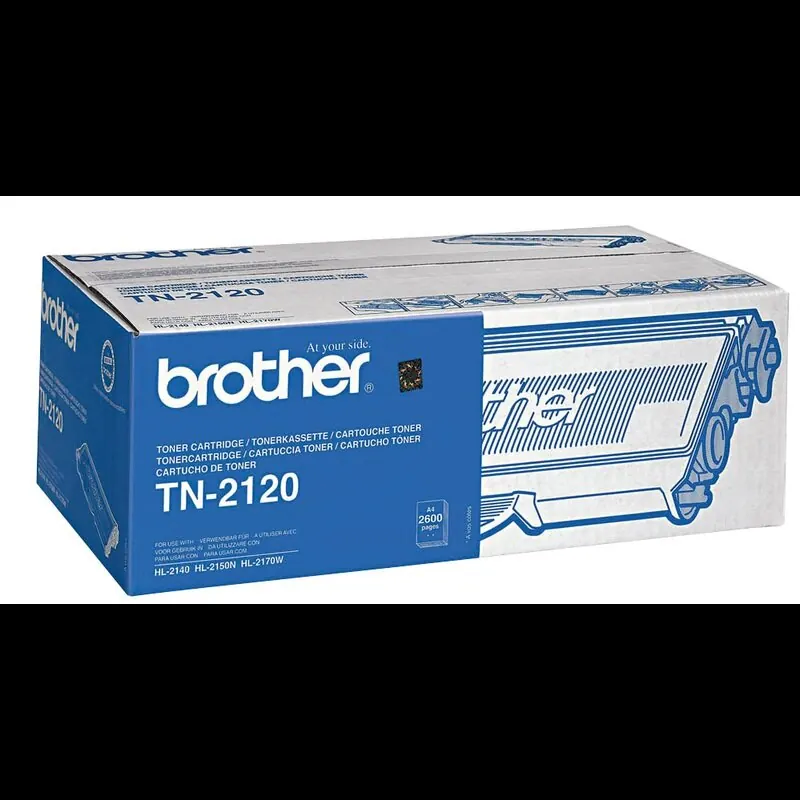 Brother Original Tonerkassette TN-2120 schwarz (für Brother HL-2140, HL-2150N, HL-2170W, DCP-7030, DCP-7040, DCP-7045N, MFC-7320, MFC-7440N, MFC-7840W)