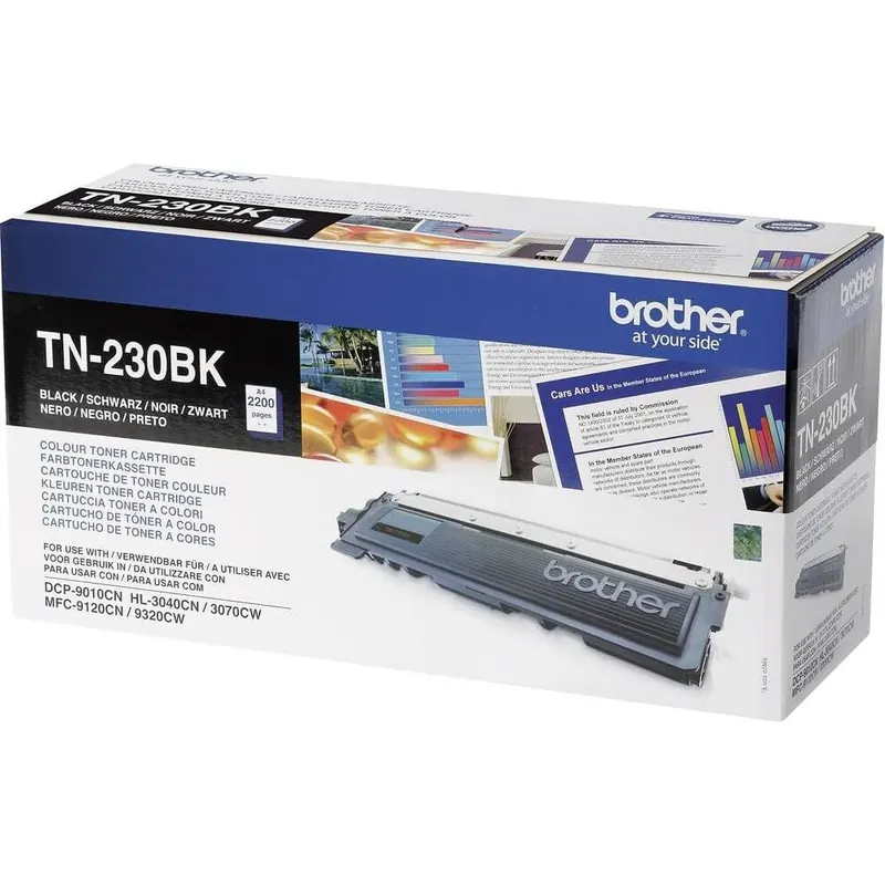 Brother Original Tonerkassette TN-230BK schwarz (für Brother DCP-9010CN, MFC-9120CN, HL-3040CN, HL-3070CW, MFC-9320CW)