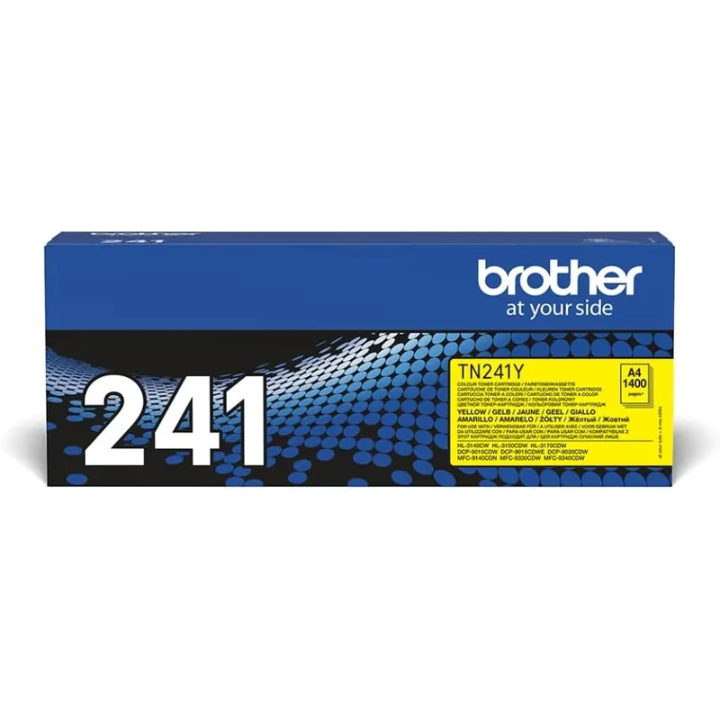 Brother Original Tonerkassette TN-241Y gelb (für Brother HL-3140CW, HL-3170CDW, HL-3150CDW, DCP-9020CDW, MFC-9140CDN, MFC-9330CDW, MFC-9340CDW)