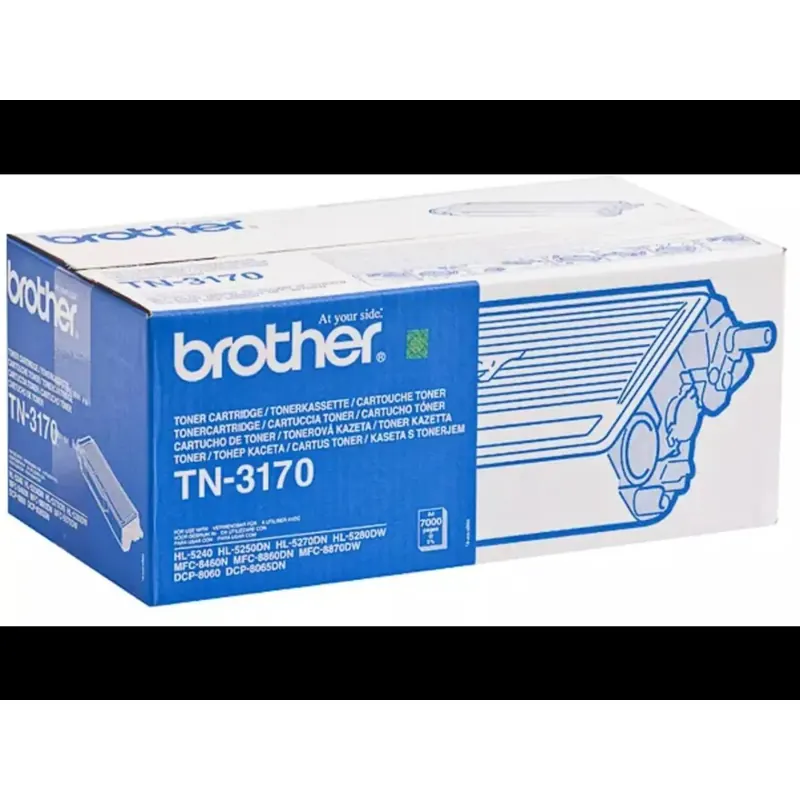 Brother Original Tonerkassette TN-3170 schwarz (für Brother DCP-8060, DCP-8065DN, HL-5240L, HL-5240, HL-5250DN, HL-5250DNHY, HL-5270DN, HL-5270DN2LT, HL-5280DW, MFC-8460N, MFC-8860DN, MFC-8870DW)