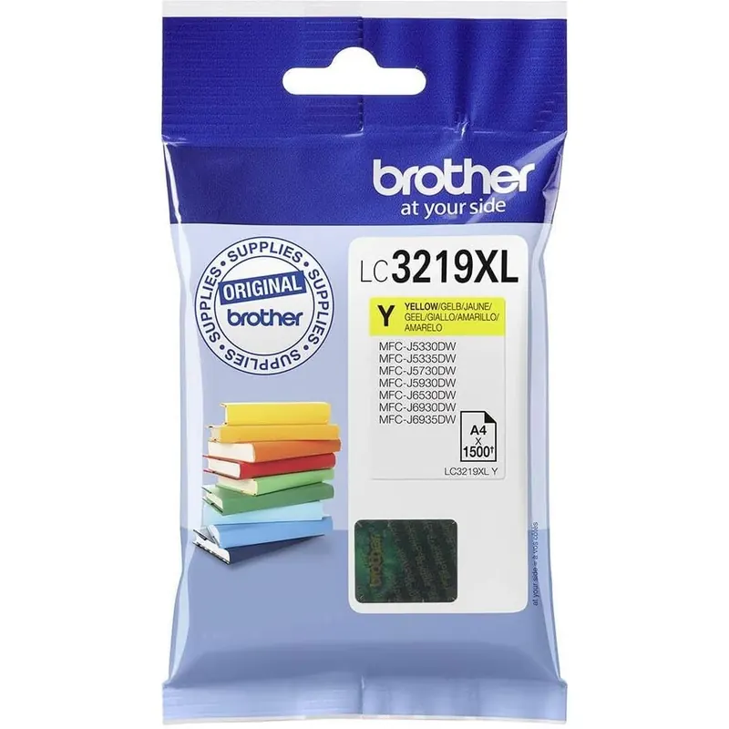 Brother Original XL-Tintenpatrone LC-3219XLY gelb (für Brother MFC-J5330DW, MFC-J5335DW, MFC-J5730DW, MFC-J5930DW, MFC-J6530DW, MFC-J6930DW, MFC-J6935DW)