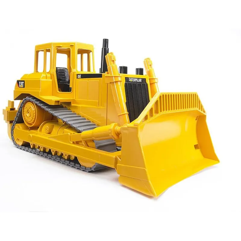 bruder 02422 - Cat Bulldozer, Räumschild höhenverstell-, absetz-, kipp- und arretierbar