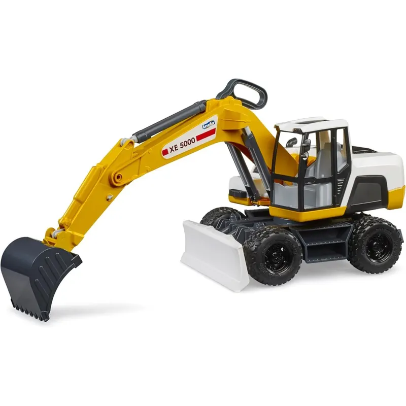 bruder 03413 - Mobilbagger - 1:16 Fahrzeuge, Spielzeug Bagger, Sandbagger, Kinderbagger, Schaufelbagger