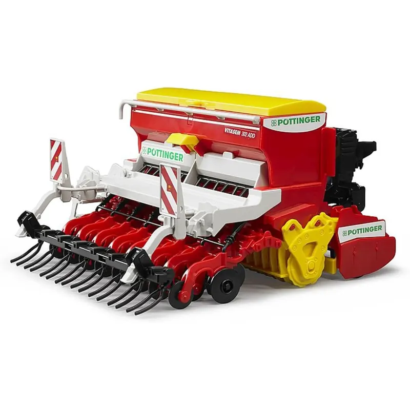bruder Kreiselegge-Sämaschine 02347 Rot 25,0 cm × 20,0 cm × 12,5 cm