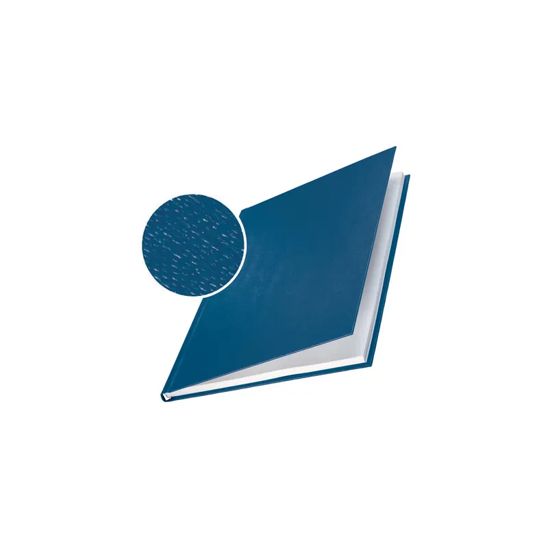 Buchbindemappe Leitz impressBIND 7390 - A4 blau 15-35 Blatt Hard Cover Pckg/10