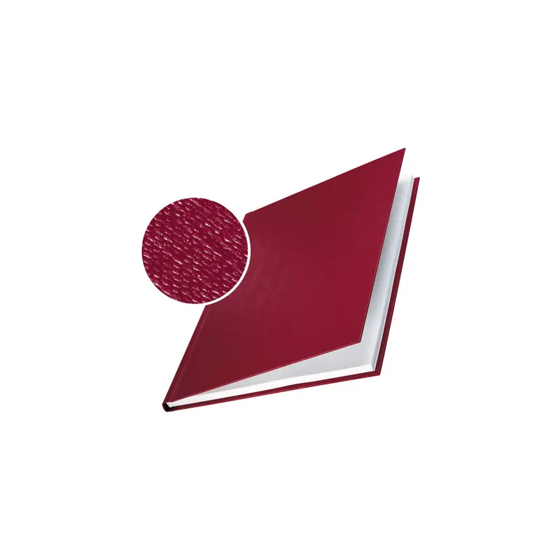Buchbindemappe Leitz impressBIND 7391 - A4 bordeaux 36-70 Blatt Hard Cover Pckg/10