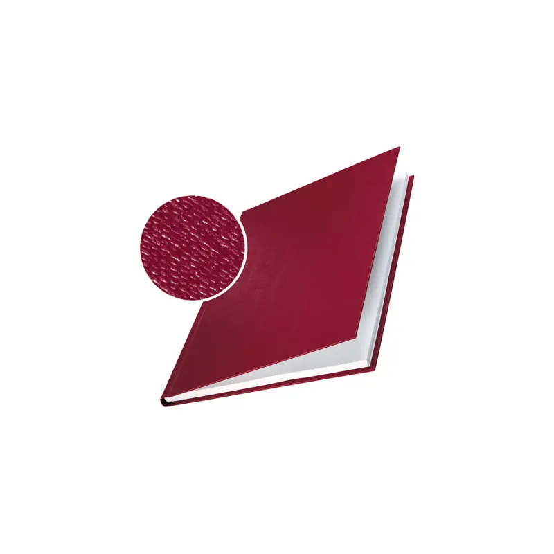 Buchbindemappe Leitz impressBIND 7392 - A4 bordeaux 71-105 Blatt Hard Cover Pckg/10