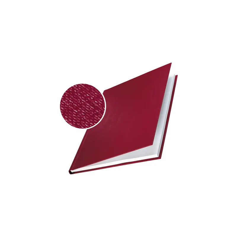 Buchbindemappe Leitz impressBIND 7393 - A4 bordeaux 106-140 Blatt Hard Cover Pckg/10