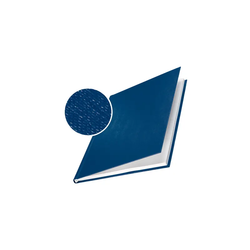 Buchbindemappe Leitz impressBIND 7449 - A4 blau 15-35 Blatt Hard Cover mit Karton Pckg/10