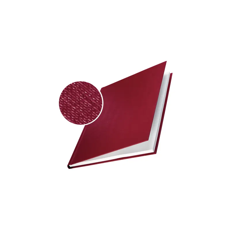 Buchbindemappe Leitz impressBIND 7449 - A4 bordeaux 15-35 Blatt Hard Cover mit Karton Pckg/10