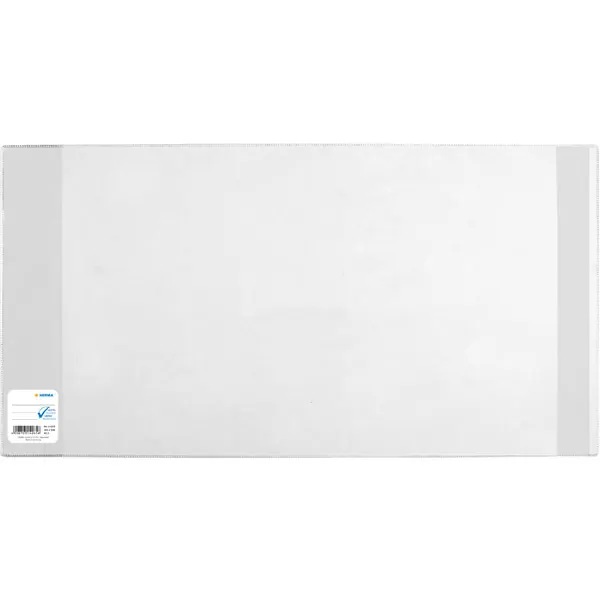 Buchschoner Herma Hermäx Basic 14230 - 230 x 380 mm farblos transparent mit Beschriftungsetikett PP-Folie