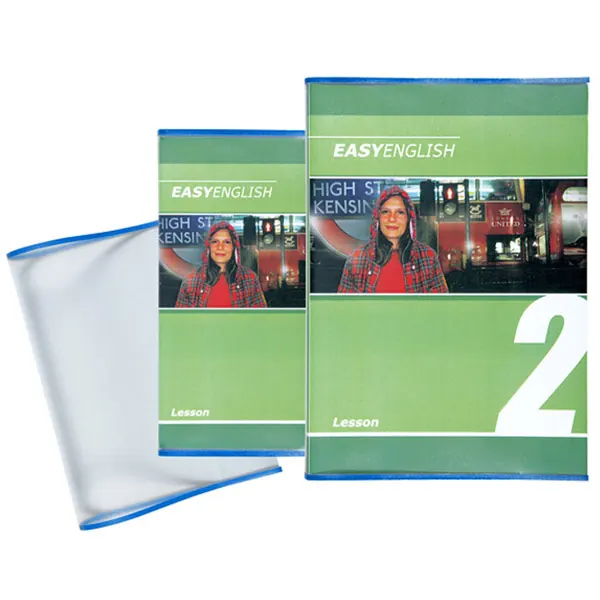 Buchschoner Herma Hermäx Classic 7205 - 205 x 380 mm farblos transparent mit Beschriftungsetikett PP-Folie