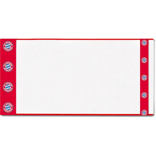 Buchschoner Herma Hermäx Design 30260 - 260 x 540 mm FC Bayern München mit Beschriftungsetikett PP-Folie