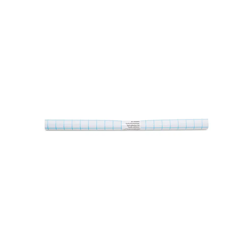 Buchschutzfolie Herma 7001 - 1 m x 40 cm transparent selbstklebend PP-Folie