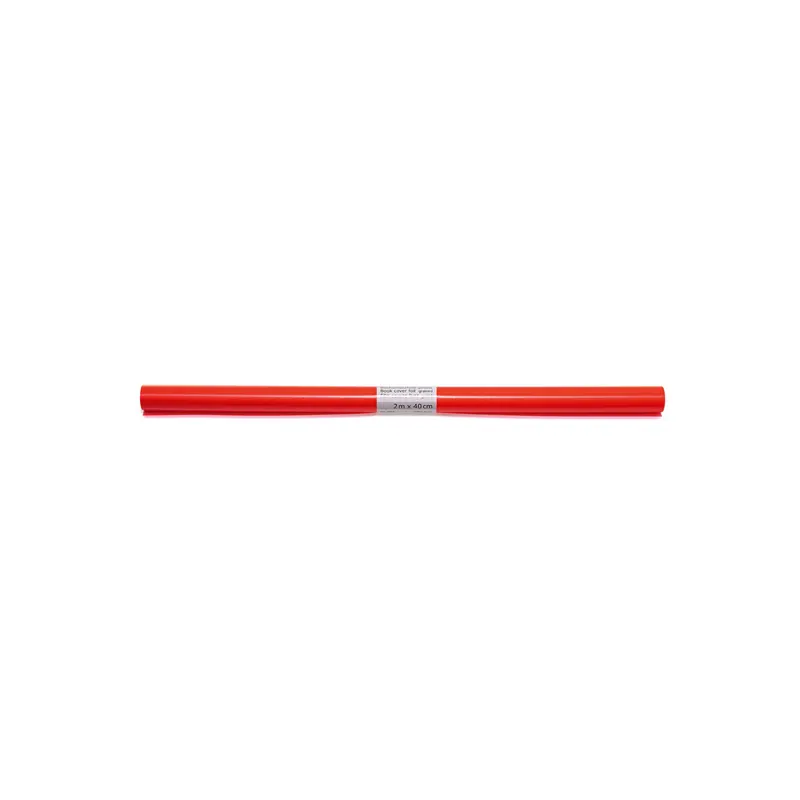 Buchschutzfolie Herma 7362 - 2 m x 40 cm rot nicht klebend PP-Folie