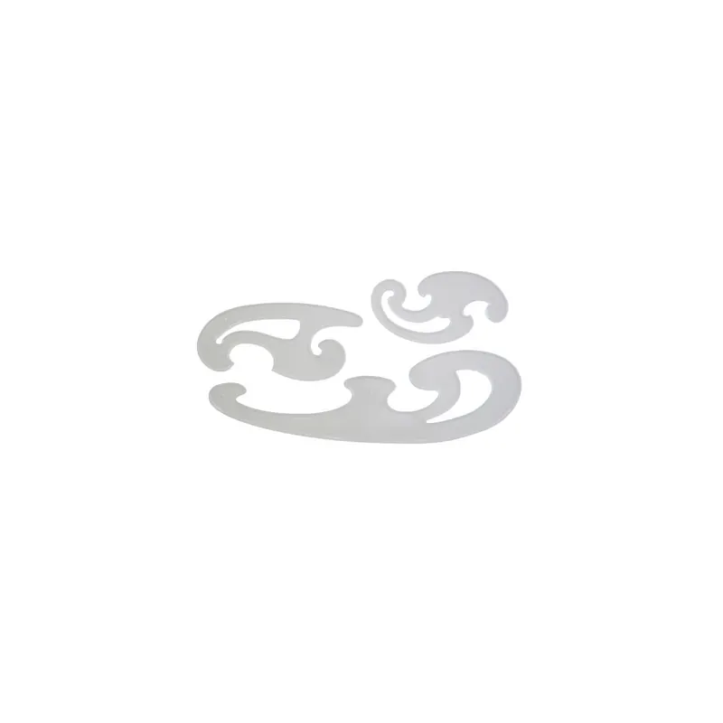 Burmesterkurve Aristo AH5040 - transparent Kunststoff Pckg/3