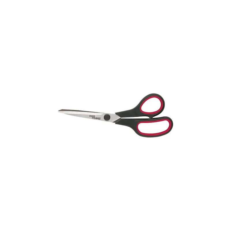 Büroschere Dahle Comfort-Grip 54408 - 8 Zoll 210 mm schwarz spitz ergonomischer Soft-Grip Griff