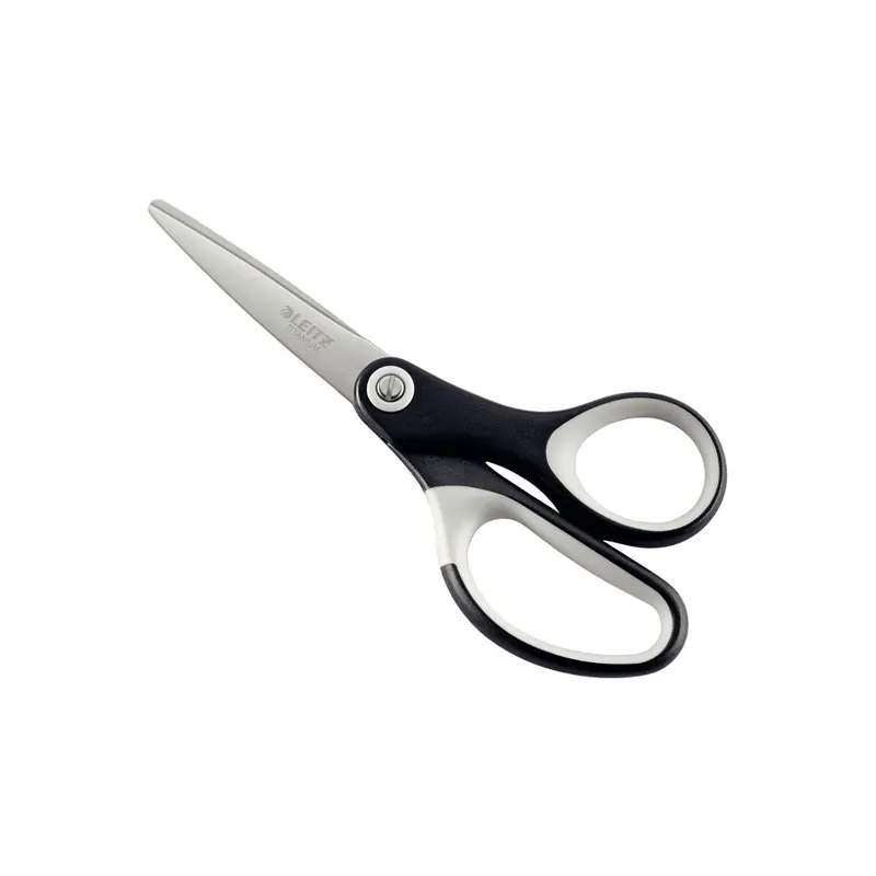 Büroschere Leitz Titan 5415 - 6 Zoll 150 mm schwarz abgerundet ergonomischer Soft-Grip Griff