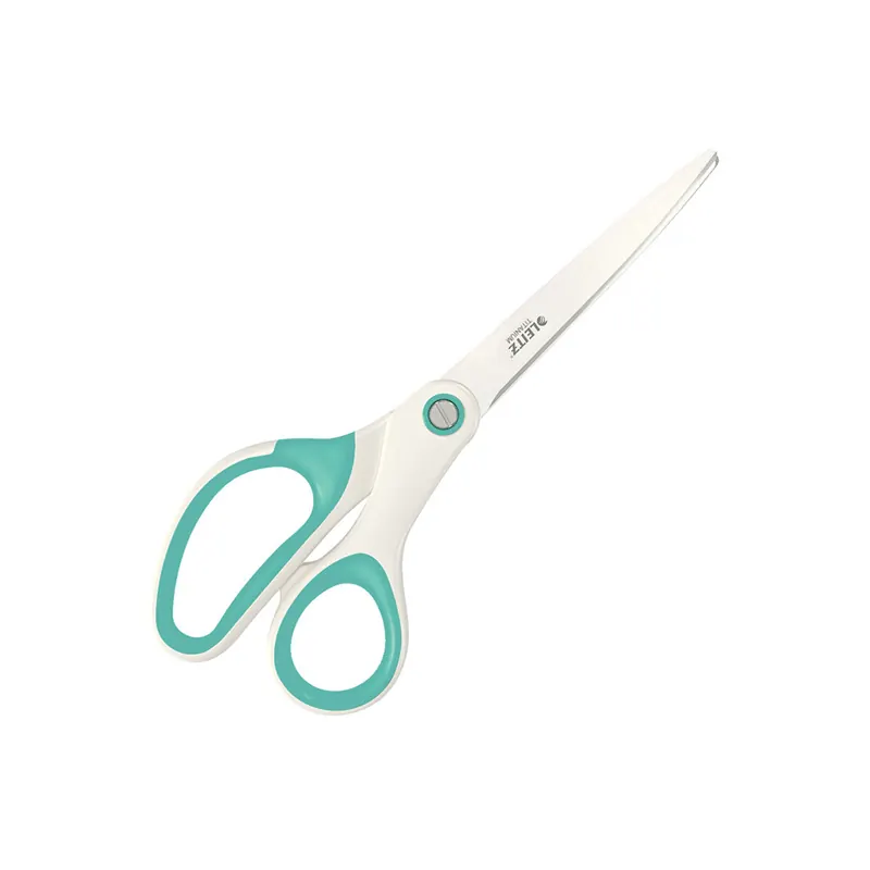 Büroschere Leitz WOW 5319 - 8 Zoll 205 mm eisblau abgerundet ergonomischer Soft-Touch Griff