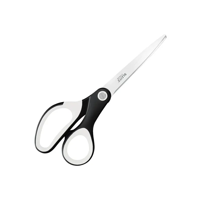 Büroschere Leitz WOW 5319 - 8 Zoll 205 mm schwarz abgerundet ergonomischer Soft-Touch Griff