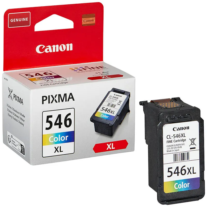 Canon Tintenpatrone CL-546 XL CMY - Mehrfarbig 13ml (cyan magenta yellow) ORIGINAL für PIXMA Drucker