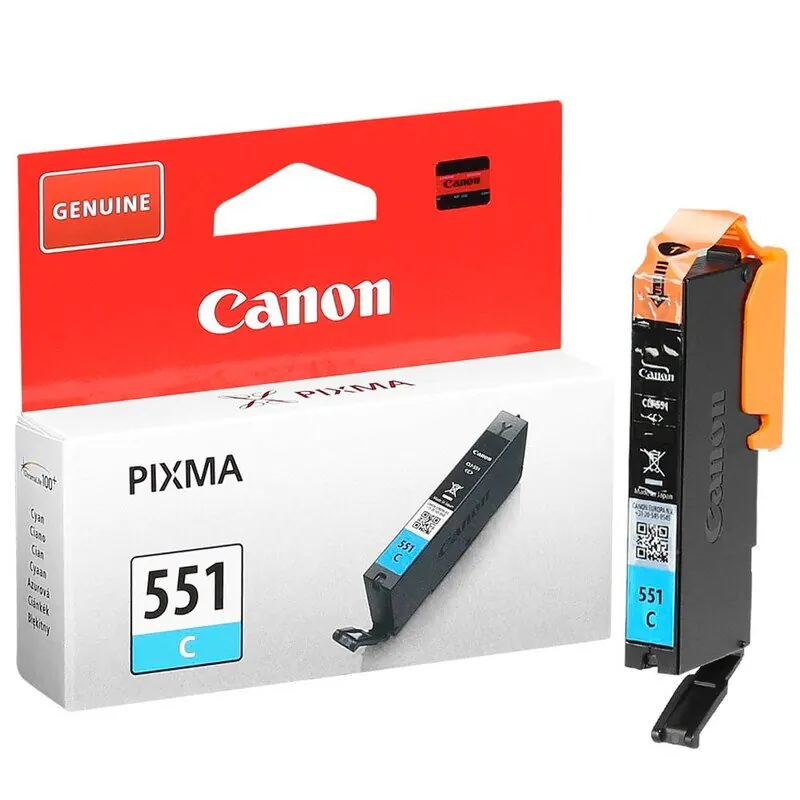 Canon Tintenpatrone CLI-551 C cyan - 7 ml für PIXMA Drucker ORIGINAL