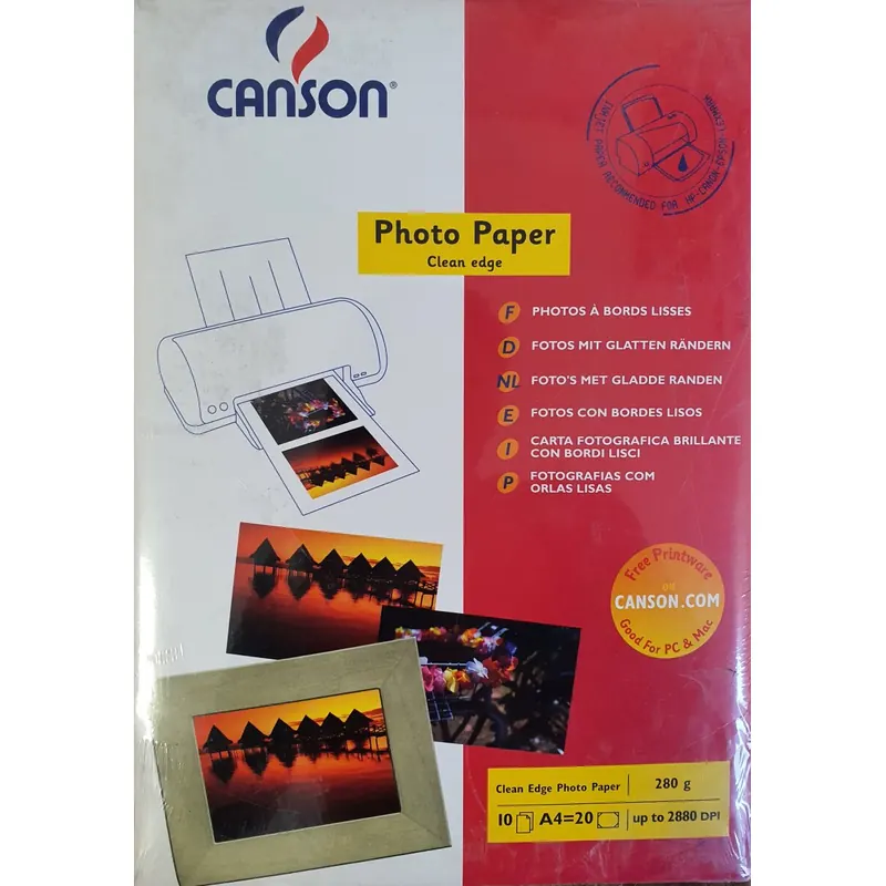 Canson Fotopapier 280g A4 10 Blatt