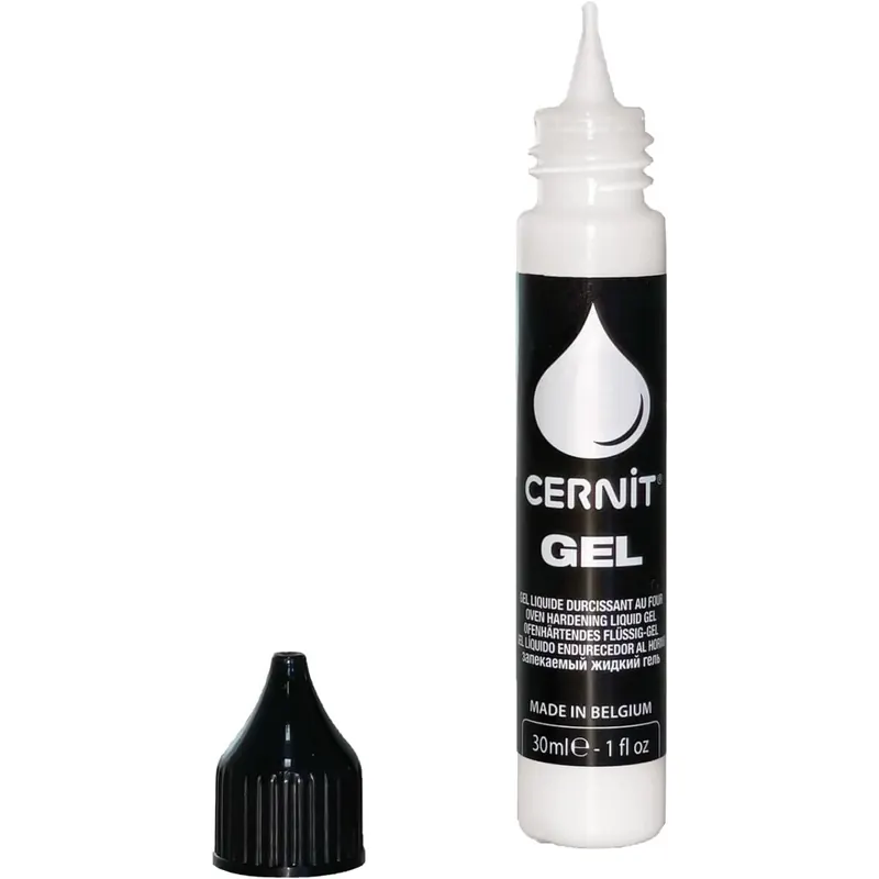 CERNIT CE1500030005C - Flakon Gel Modelliermasse (Polymer) 30ml, ofenhärtend, sofort gebrauchsfähig, für DIY, Schmuck, Figuren, für Einsteiger und Hobbykünstler, Transluzent, 1 Stück