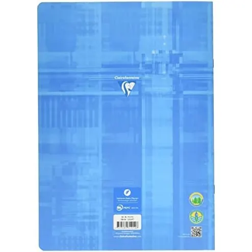 Clairefontaine 31014C Notenheft ideal für Musikunterricht, DIN A4, 21 x 29,7 cm, 8 Blatt, 90g, 1 Stück, türkis