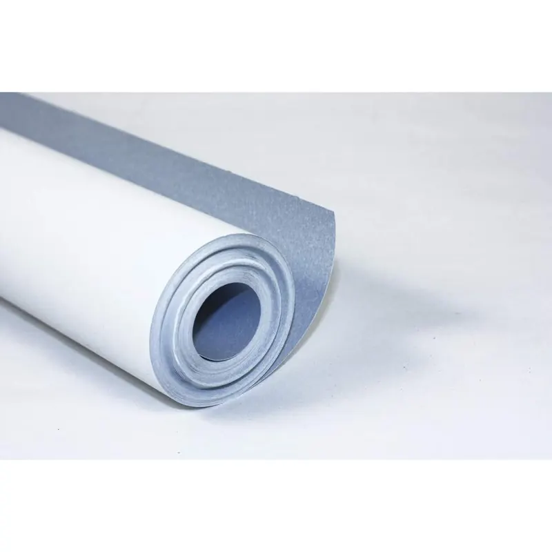 Clairefontaine 34161C Rolle Malpapier (120 g, 10 x 1 m, ideal für Gruppenaktivitäten) 1 Rolle weiß/blau